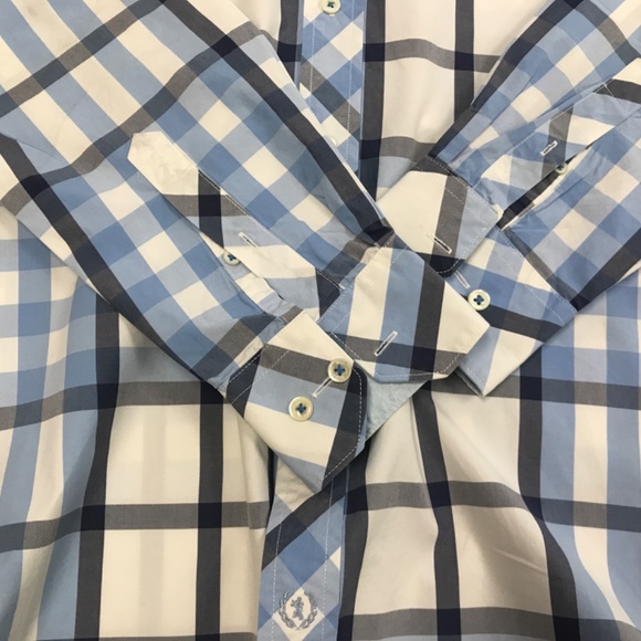 Bugatchi button down shirt large long sleeve - Picture 3 of 5